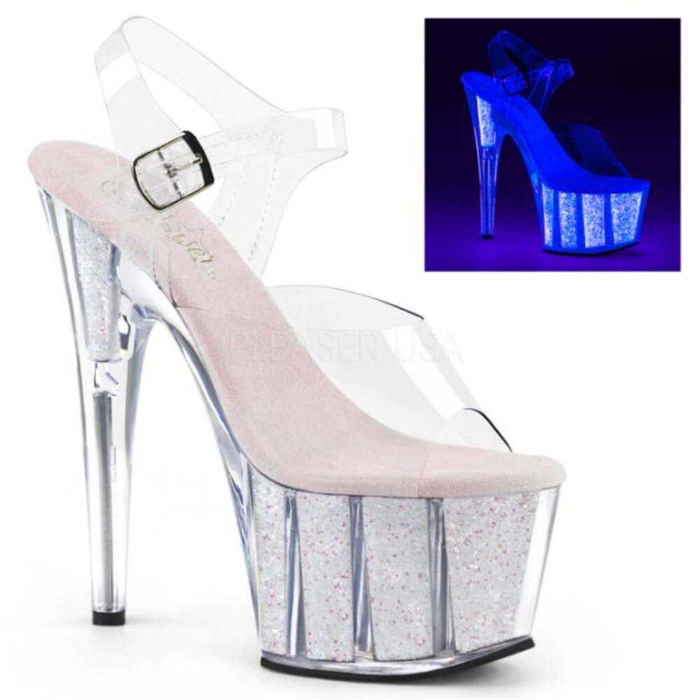 NWT Pleaser Shoes Adore-708UVG - Size 11